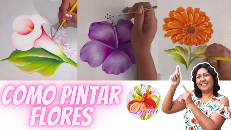 Cómo Pintar Flores en Tela