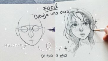 Cómo dibujar un rostro FACIL y RAPIDO ?