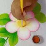 Pintura en Tela para Principiantes / Cómo Pintar Flores Fácil