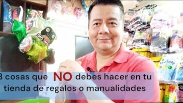 3 cosas que no debes hacer en tu tienda de regalos o manualidades