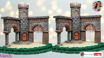 ?Cómo Hacer TORRES PARA PESEBRES, BELENES, Maquetas, Tutorial con Arte en Tus Manos