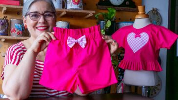 SHORT LINDO PARA NIÑAS, con bolsillos/fácil de hacer/con Medidas por EDAD/GRATIS la TABLA DE MEDIDAS