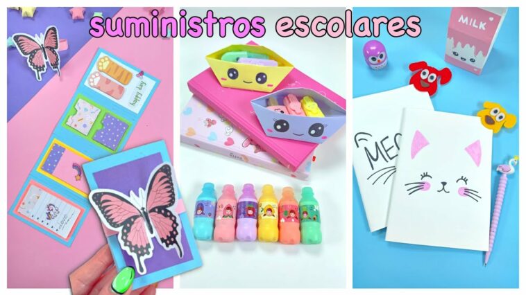 10 IDEAS DE ÚTILES ESCOLARES HECHOS A MANO QUE TE ENCANTARÁN