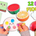 12 IDEAS SÚPER DIVERTIDAS PARA FIDGETs PARA HACER A MANO