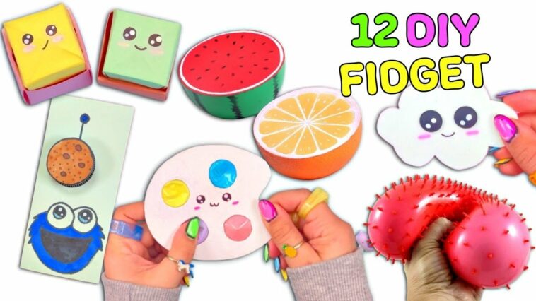 12 IDEAS SÚPER DIVERTIDAS PARA FIDGETs PARA HACER A MANO