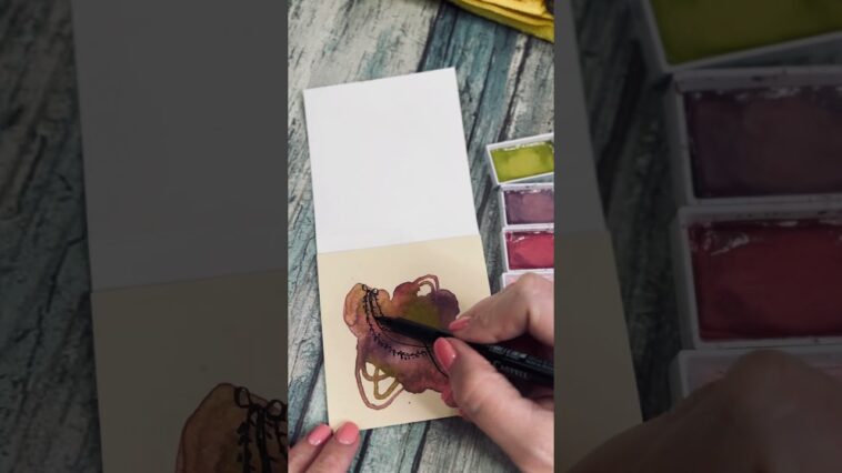 Art in Minutes: Mini Mixed Media Abstracts Painting Shorts Video