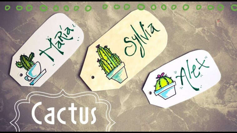 Cactus ?Dibujos Fáciles para hacer Tarjetas lindas? Chuladas Creativas