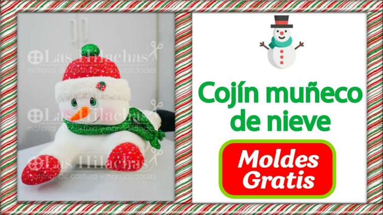 ⛄ #Cojín #Muñeco de #Nieve - #Tutorial #Navideño?