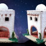 ?Cómo Hacer CASAS EN CARTÓN Para Pesebres, Belenes, Maquetas, Tutorial D con Arte en Tus Manos