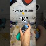 How to easy graffiti letter “K” #graffiti