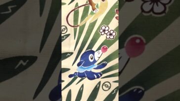 Pokémon x Kogei | Kimono, "Island to Island," Ryukyu Bingata by Eiichi Shiroma