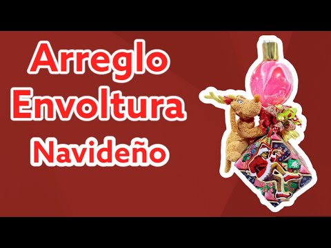 arreglo envoltura navideña