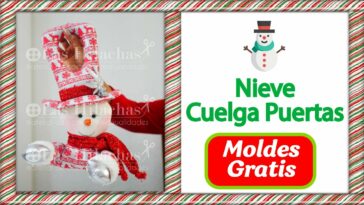 ⛄#Nieve #Cuelga #Puertas - #Tutorial #Navideño?