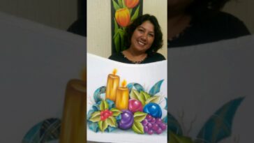 Pintura en Tela para Navidad #pinturaentela