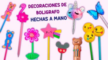 14 IDEAS LINDAS DE DECORACIÓN DE BOLÍGRAFOS - TRUCOS PARA EL REGRESO AL COLEGIO #decorartuboligrafo