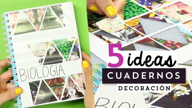 5 ideas fáciles para decorar tus cuadernos o libretas / MegaTuto ✎ Craftingeek