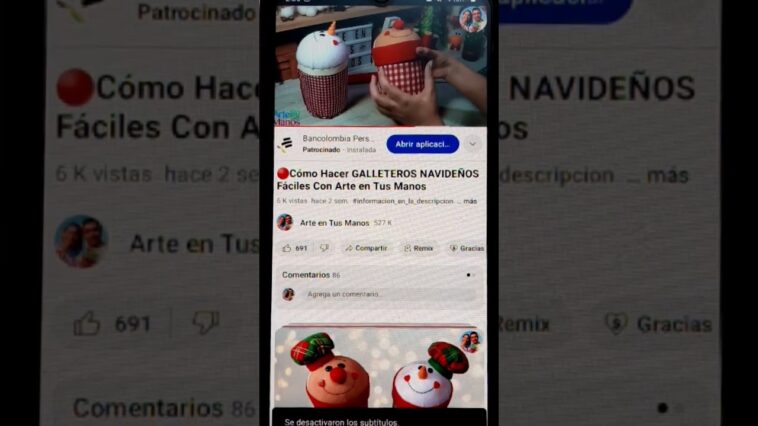 ?Cómo QUITAR o Poner los SUBTÍTULOS de los vídeos de YouTube en tu CELULAR, Fácil