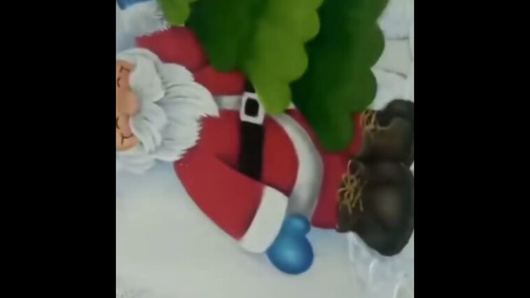 Pintura en Tela Navidad