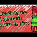 piñata de torno en forma de pino (giratoria) resumen