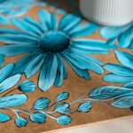 2 Ideas faciles para pintar objetos de madera con flores y pintura acrílica
