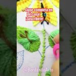 Puntadas de bordado #embroidery #handmade #puntadas #embroidery #embroidered #bordandoarte #bordar