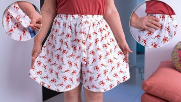 SHORT o PANTALÓN CORTO CON VUELO o FALDA SHORT, patrón, corte y confección con tus medidas