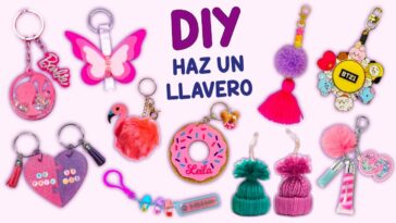 10 DIY HAZ IDEAS DE LLAVERO - CÓMO HACER LLAVEROS SUPER BONITOS - BTS - IDEA DE REGALO BFF...