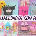 60 DIY MANUALIDADES CON PAPEL - MATERIAL ESCOLAR, IDEA REGALO, FIDGETS Y MAS...