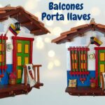 ?Cómo Hacer PORTA LLAVES Escenario FACHADA Y BALCONES TÍPICOS, Tutorial Arte en Tus Manos