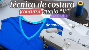 *Cómo coser un cuello en V fácil paso a paso* Tutorial de costura /Tips de costura