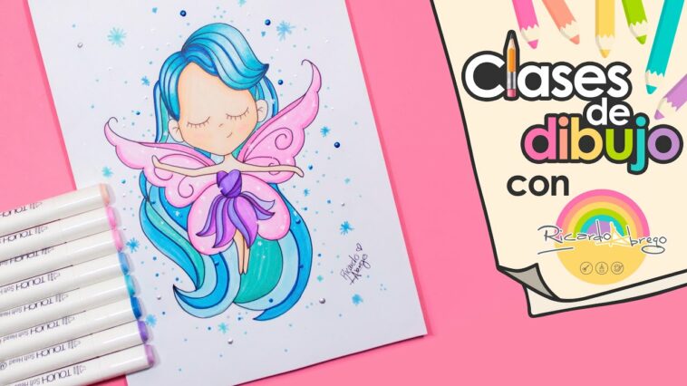 Cómo dibujar una HADA MÁGICA - CLASES DE DIBUJO CON RICARDO