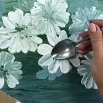 Como pintar Flores con una cuchara/ El Arte de Pintar Flores