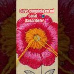 Fácil puntada para bordar flores #embroidery #bordandoarte #bordado #embroideryart #bordadoamano
