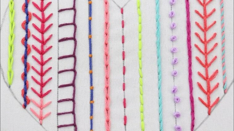 ¡Wow‼️?PUNTADAS BÁSICAS DE BORDADO FÁCILES Y RÁPIDAS ???#bordandoarte #embroidery #handmade