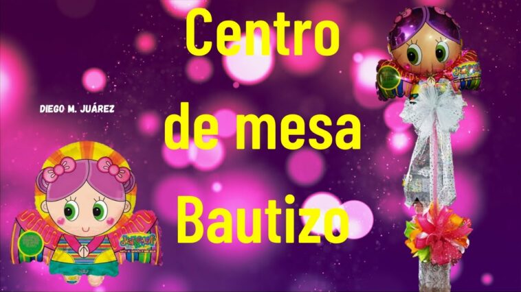 Centro de mesa para bautizo / centerpiece