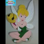 Cómo cortar a Tinker bell "CAMPANITA" en MDF aplicación para cuadro, lampara, perchero etc...