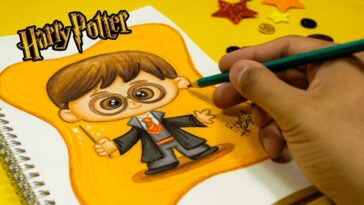 Cómo dibujar a HARRY POTTER - CLASES DE DIBUJO CON RICARDO