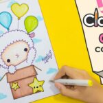 Cómo dibujar un  BORREGUITO de CUMPLEAÑOS - CLASES DE DIBUJO CON RICARDO