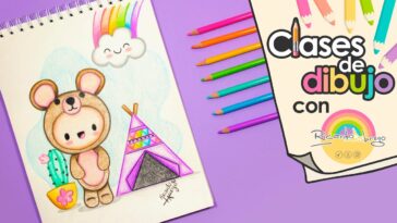 Cómo dibujar un DISFRAZ DE OSITO KAWAII - CLASES DE DIBUJO CON RICARDO