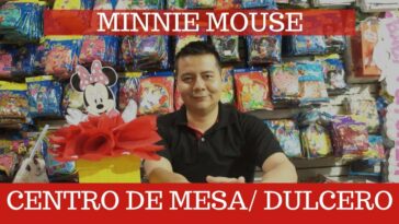Dulcero o centro de mesa rápido / Minnie mouse (MIMI) / Fácil