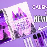 Haz tu Calendario de NOVIEMBRE - arte con marcadores - BULLET JOURNAL