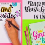 Inscríbete al taller de “falso brush lettering” hoy ultimo día! Más info en mi insta @creando.notas