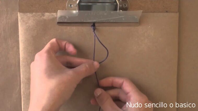 Nudos basicos de Macrame // pulseras de hilo