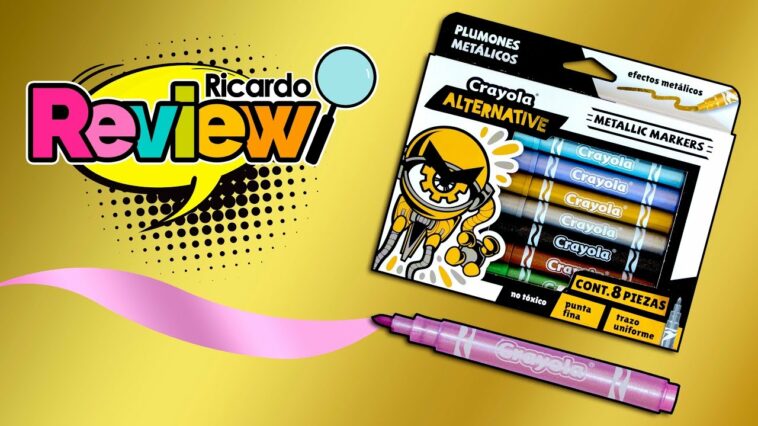 REVIEW: Marcadores Metálicos CRAYOLA ALTERNATIVE | Cuanto me costaron? Valen la pena?