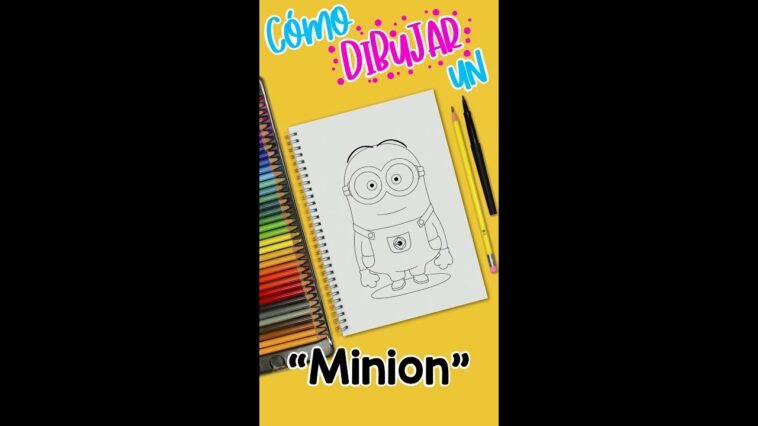 #shorts Cómo DIBUJAR un MINION - CLASES DE DIBUJO CON RICARDO