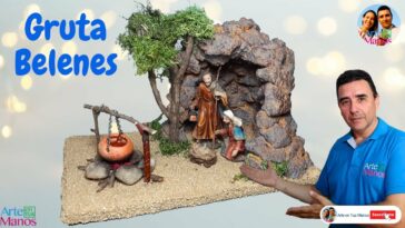 ?Cómo Hacer GRUTAS PARA PESEBRES, Belenes, Maquetas, FÁCIL Con Arte en Tus Manos