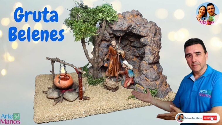 ?Cómo Hacer GRUTAS PARA PESEBRES, Belenes, Maquetas, FÁCIL Con Arte en Tus Manos