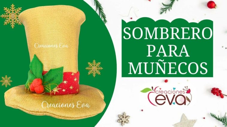 Como Hacer Sombreros para Muñecos Fácil y Rápidos ?⛄