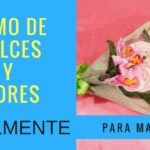 Como hace un ramo sencillo de flores y paletas para mamá (Serie: 10 de mayo)