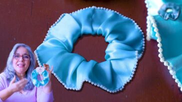 Cómo hacer SCRUNCHIES a mano: SIN MÁQUINA DE COSER/Lindo, fácil y rápido ? ?